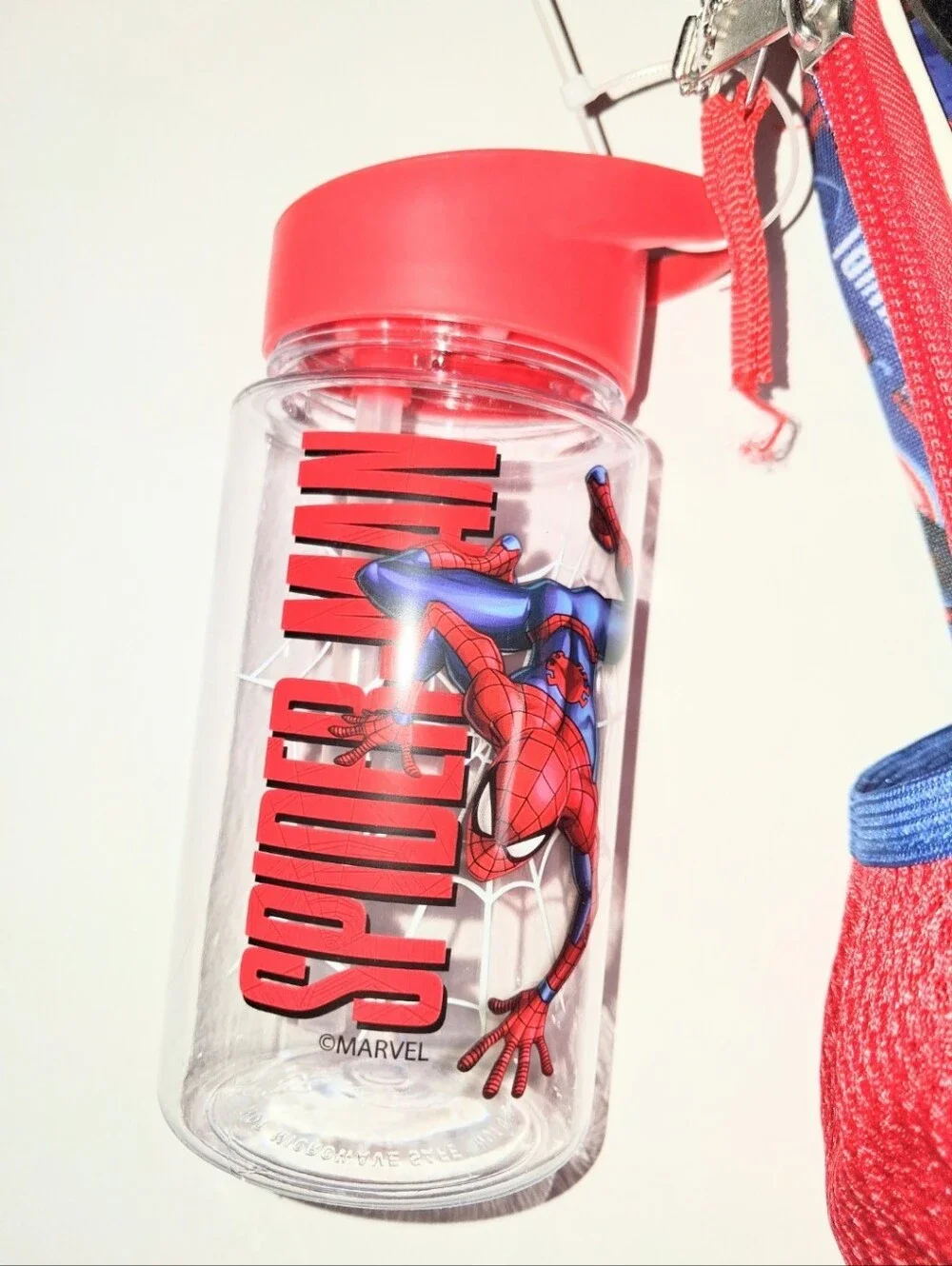NWT Marvel Spider-Man Light Up Backpack 6 Piece Set Boy's Headphones Lunch Bag